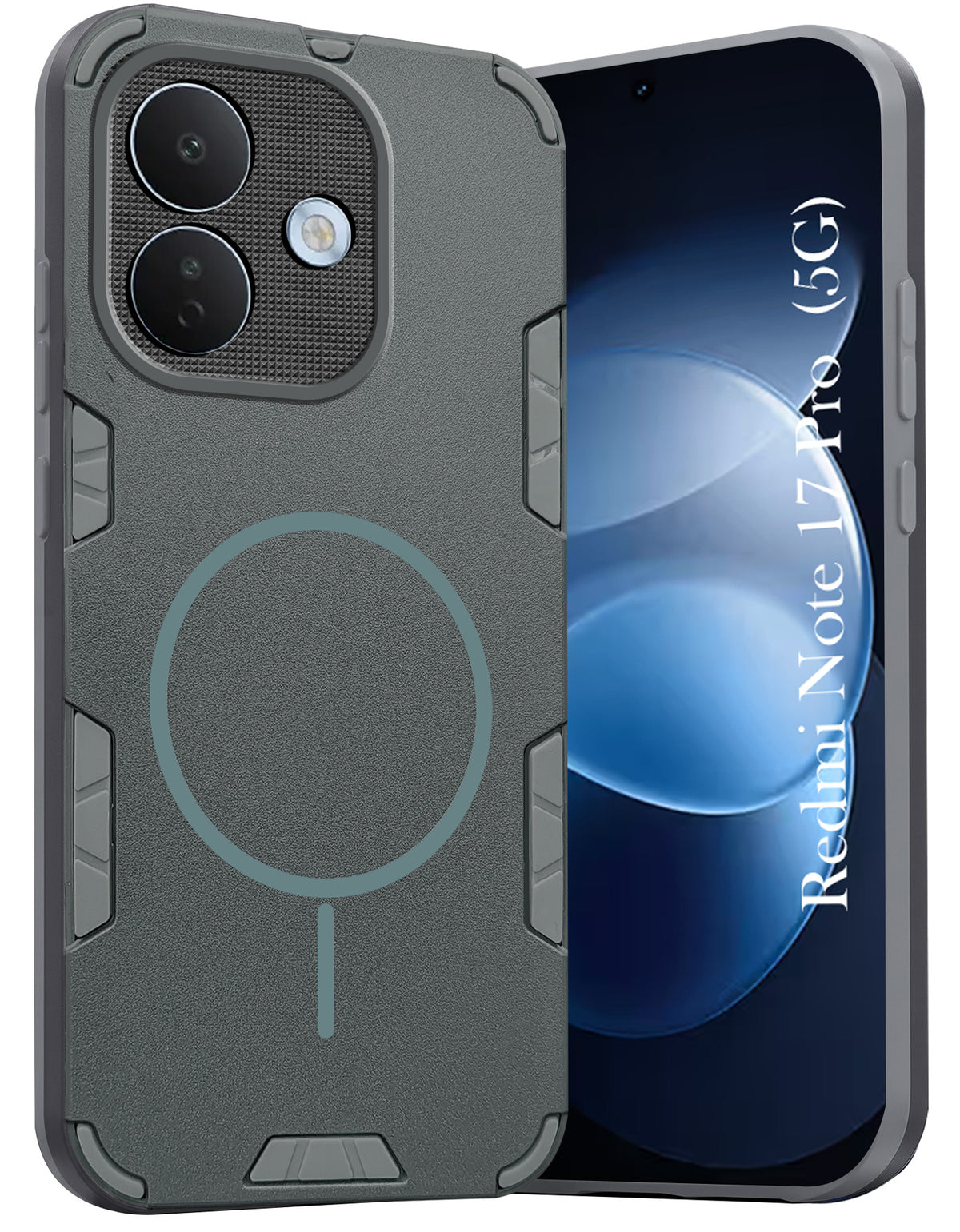 For Redmi Note 17 Pro 5G Back Cover Case (Slim Hybrid Armor | Shockproof Camera Protection | Rugged Dual Layer)