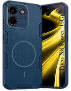 For Poco X8 Power Back Cover Case (Slim Hybrid Armor | Shockproof Camera Protection | Rugged Dual Layer)