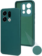 For Oppo Find X9 | Oppo Find X9s Back Cover Case (Matte Finish Silicone with Inside Fiber cloth)