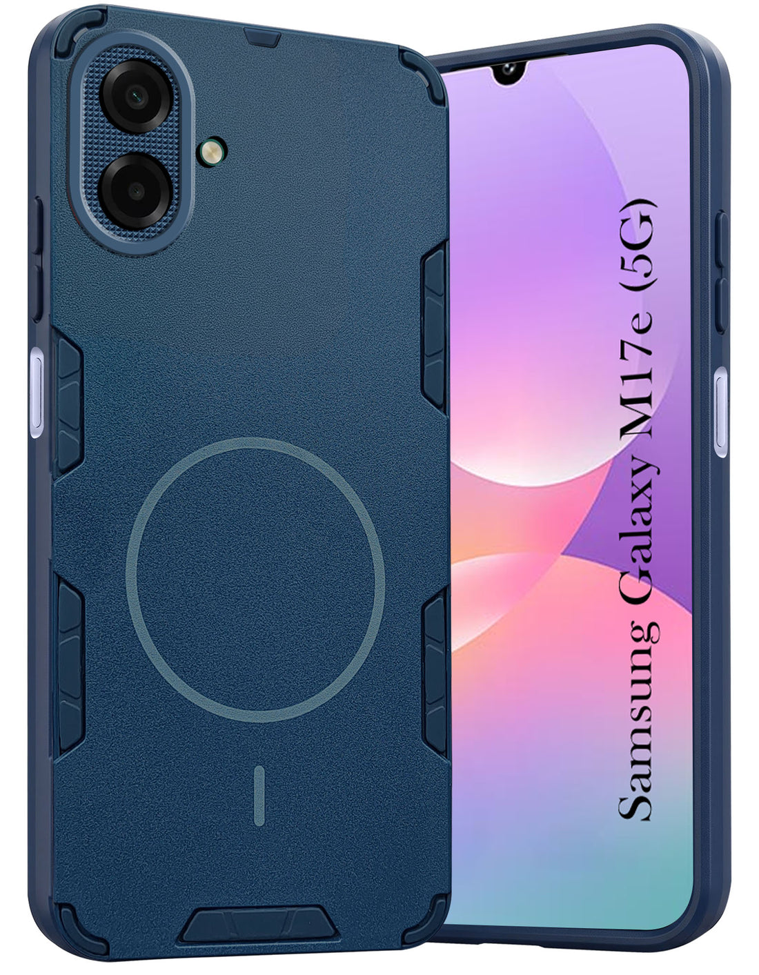 For Samsung Galaxy M17e Back Cover Case (Slim Hybrid Armor | Shockproof Camera Protection | Rugged Dual Layer)