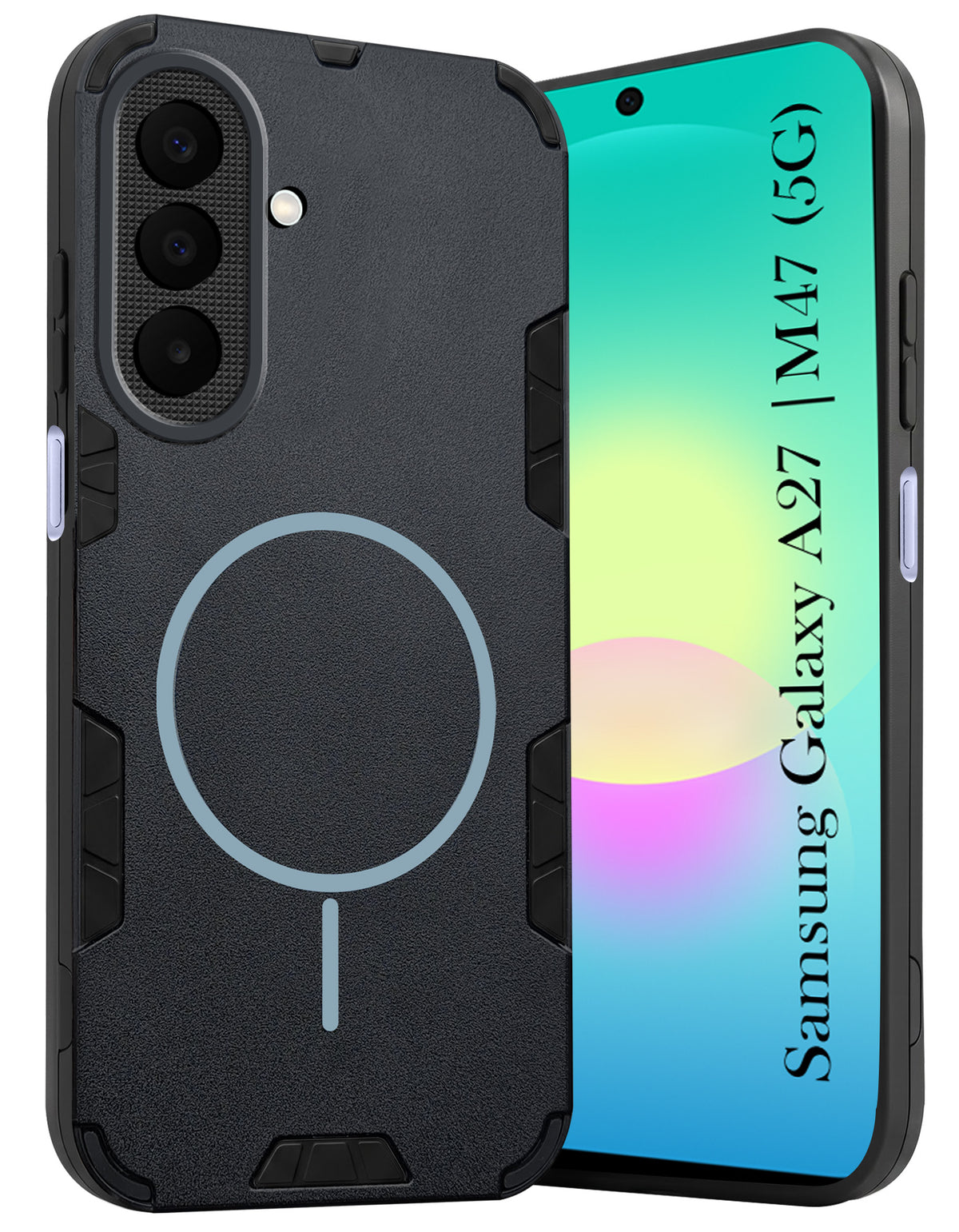 For Samsung Galaxy A27 5G | Galaxy M47 5G Back Cover Case (Slim Hybrid Armor | Shockproof Camera Protection | Rugged Dual Layer)