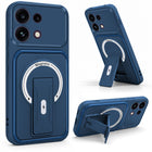 For Oppo Reno 16C 5G Back Case Cover Metallic (Hybrid Armor Kickstand | MagSafe Compatible | Camera Protection Shockproof)