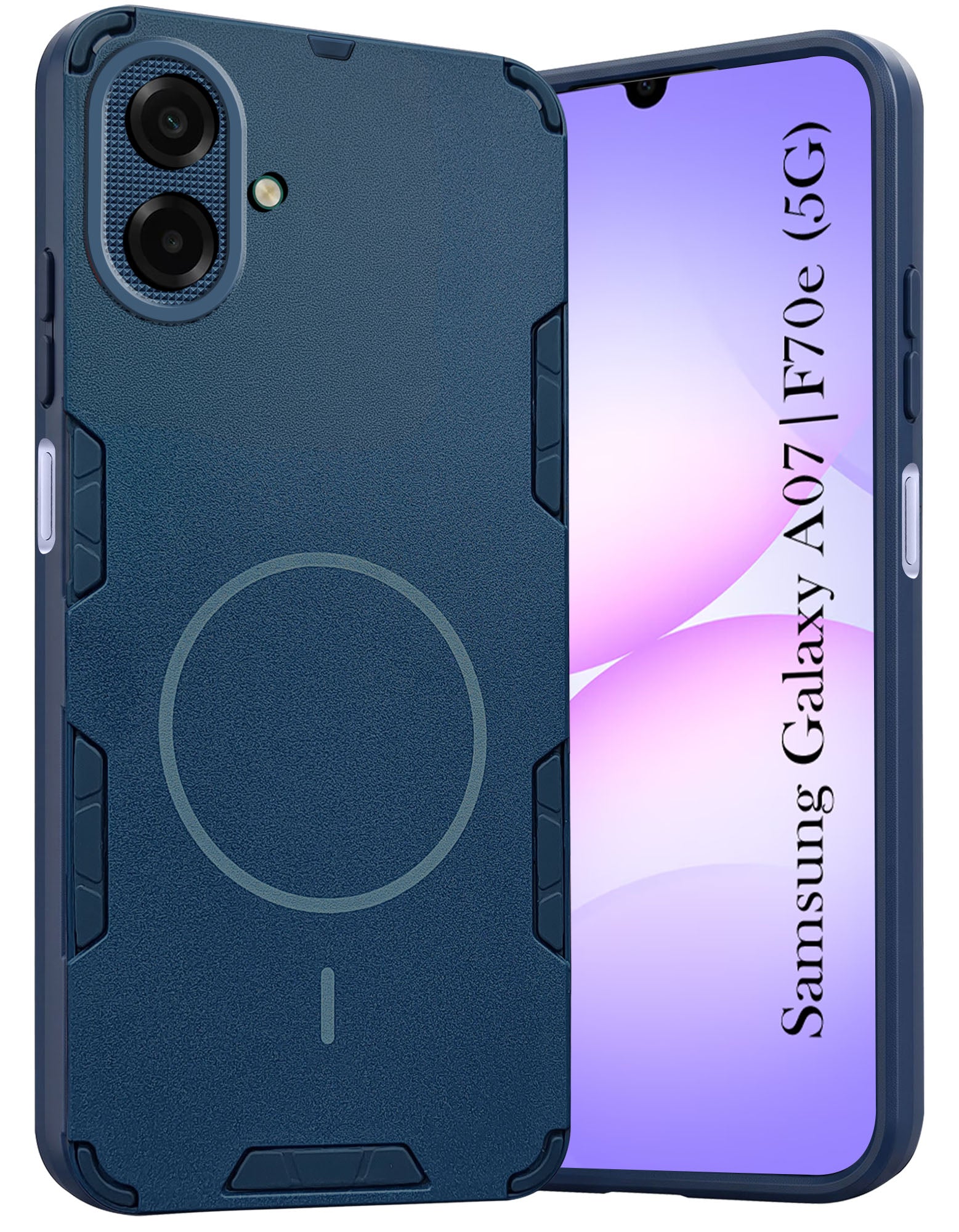 For Samsung Galaxy A07 5G | F70e 5G (Slim Hybrid Armor | Shockproof Camera Protection | Rugged Dual Layer)Back Cover Case (Slim Hybrid Armor | Shockproof Camera Protection | Rugged Dual Layer)