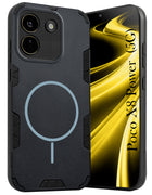 For Poco X8 Power Back Cover Case (Slim Hybrid Armor | Shockproof Camera Protection | Rugged Dual Layer)