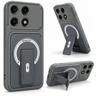For Motorola Edge 70 Pro | Edge 70 Pro Plus Back Case Cover Metallic (Hybrid Armor Kickstand | MagSafe Compatible | Camera Protection Shockproof)