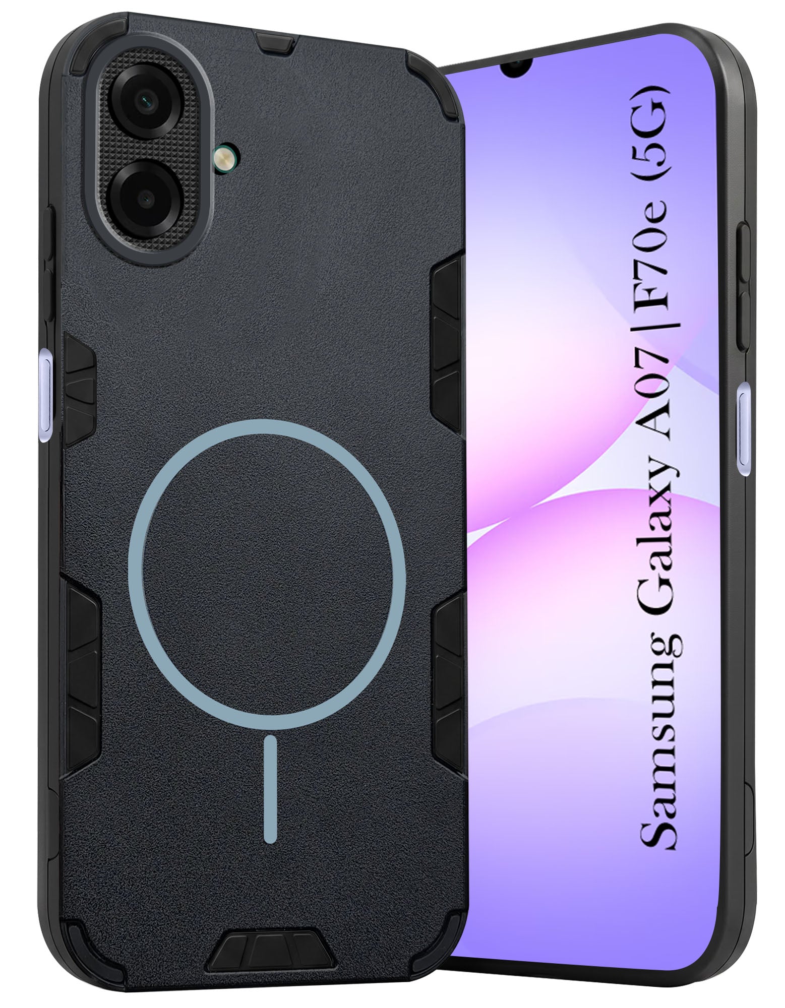 For Samsung Galaxy A07 5G | F70e 5G (Slim Hybrid Armor | Shockproof Camera Protection | Rugged Dual Layer)Back Cover Case (Slim Hybrid Armor | Shockproof Camera Protection | Rugged Dual Layer)