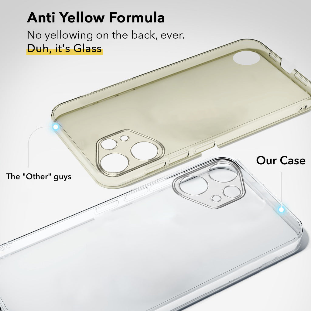 For Nothing CMF Phone 2 Pro Back Cover Case (Hard Anti Yellow Clear Ca coconutcases For Nothing CMF Phone 2 Pro Back Cover Case (Hard Anti Yellow Clear Ca coconutcases