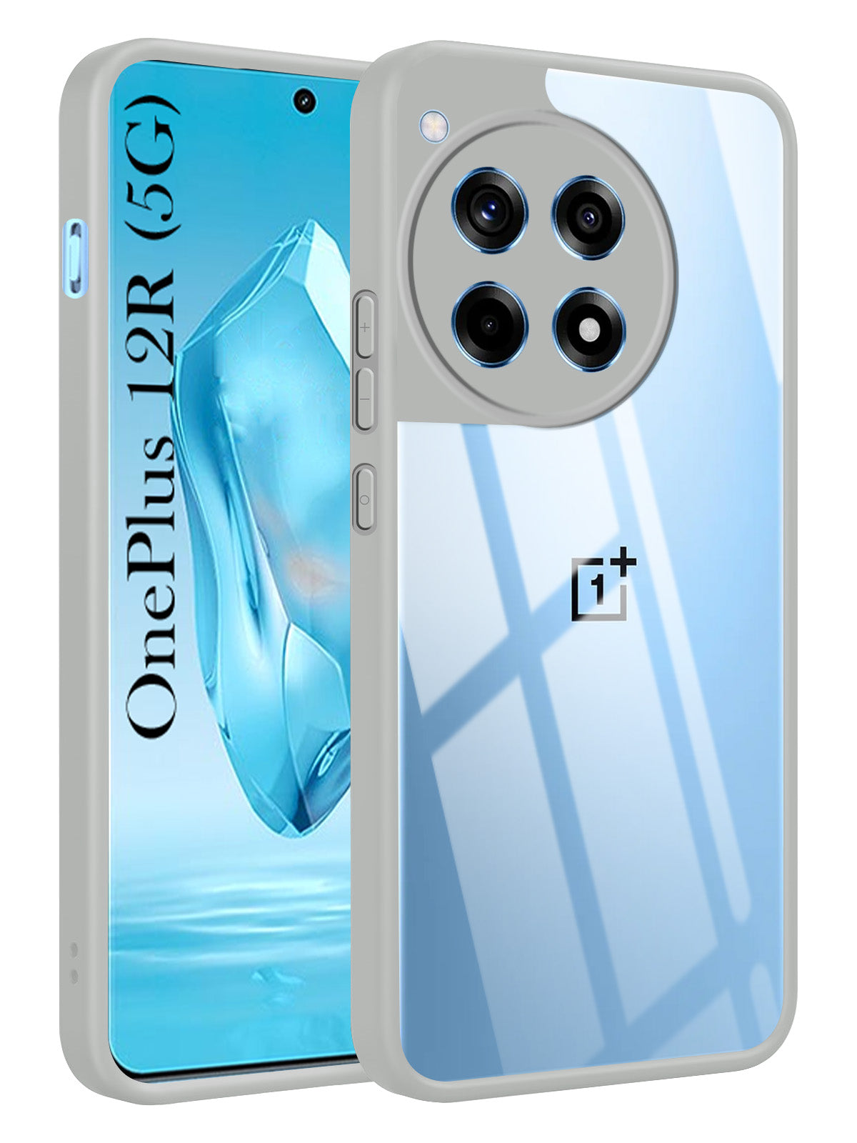 For OnePlus 12R 5G Back Cover Case (Lifetime Anti Yellow | Anti Scratch | Crystal Clear Shockproof)