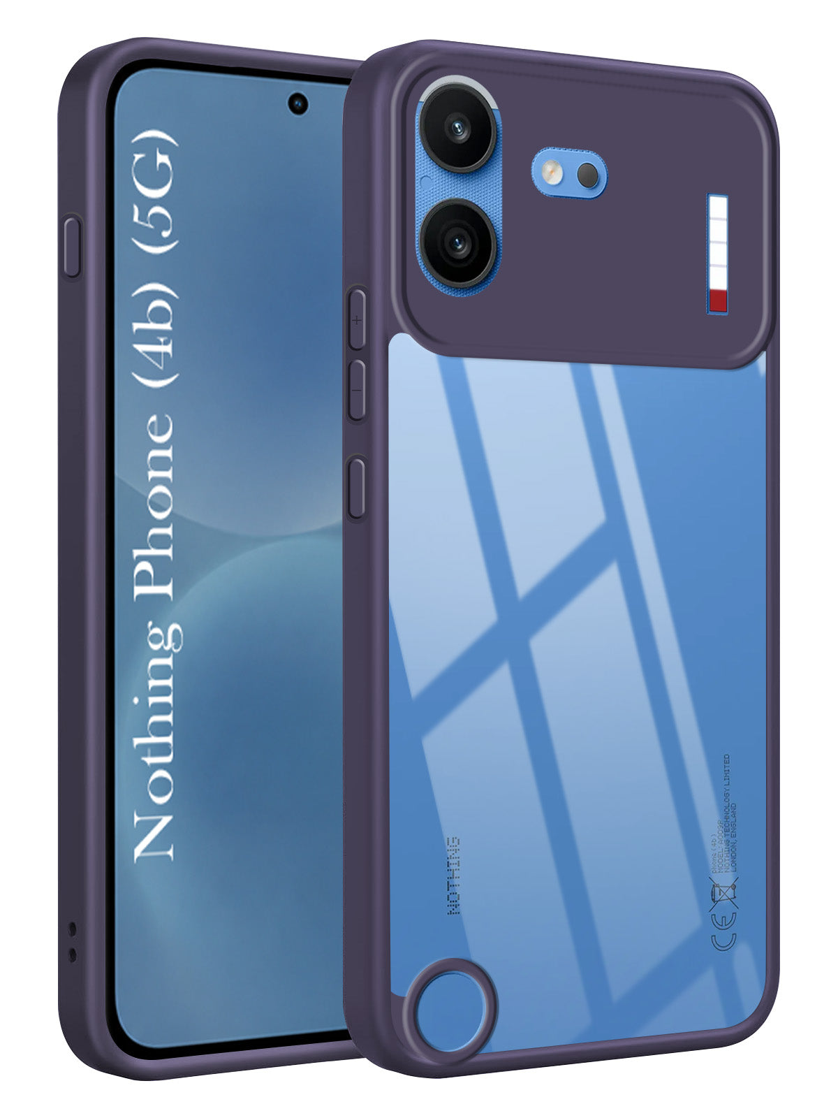 For Nothing Phone 4B 5G Back Cover Case Ultra-Hybrid (Lifetime Anti Yellow | Anti Scratch | Crystal Clear Shockproof)