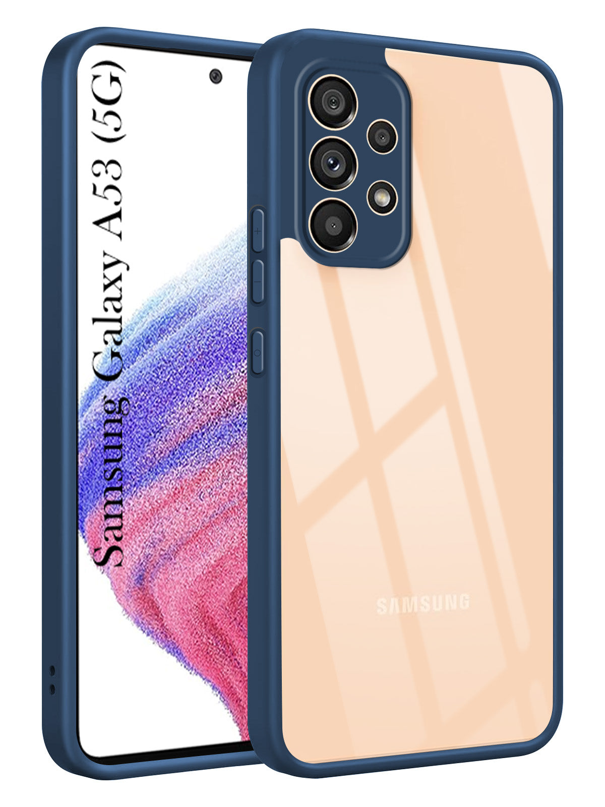 For Samsung Galaxy A53 5G Back Cover Case (Lifetime Anti Yellow | Anti Scratch | Crystal Clear Shockproof)