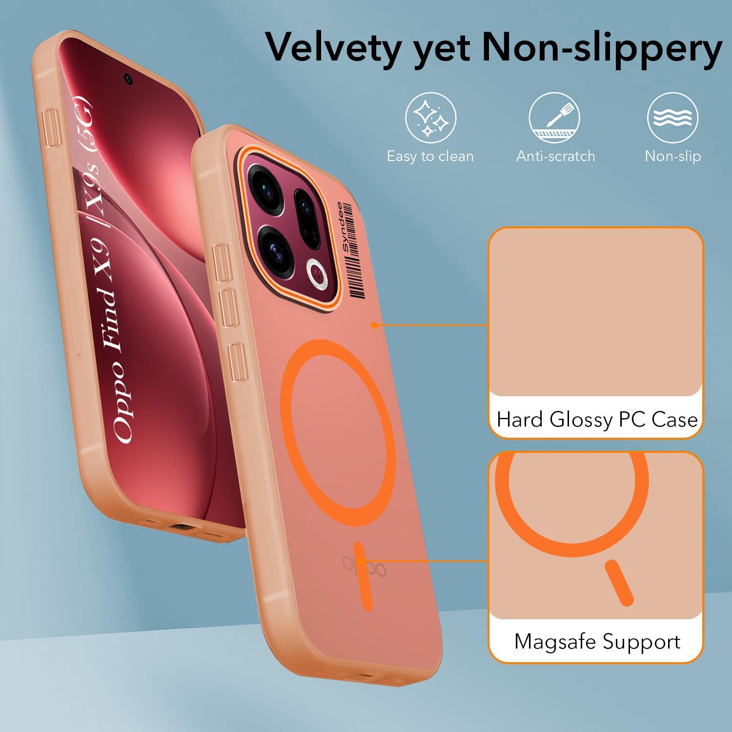 For Oppo Find X9 | Oppo Find X9s Back Cover Case (Soft Touch | Camera Bump Protection | MagSafe Compatible | Matte Finish)