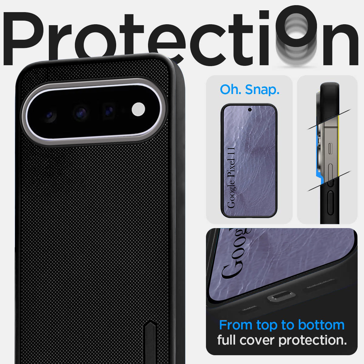 For Google Pixel 11 Back Cover Case Rubberised (Textured Grip Design| Micro-Fiber Cloth Inside | Slim and Light Weight | Soft Touch and Feel)