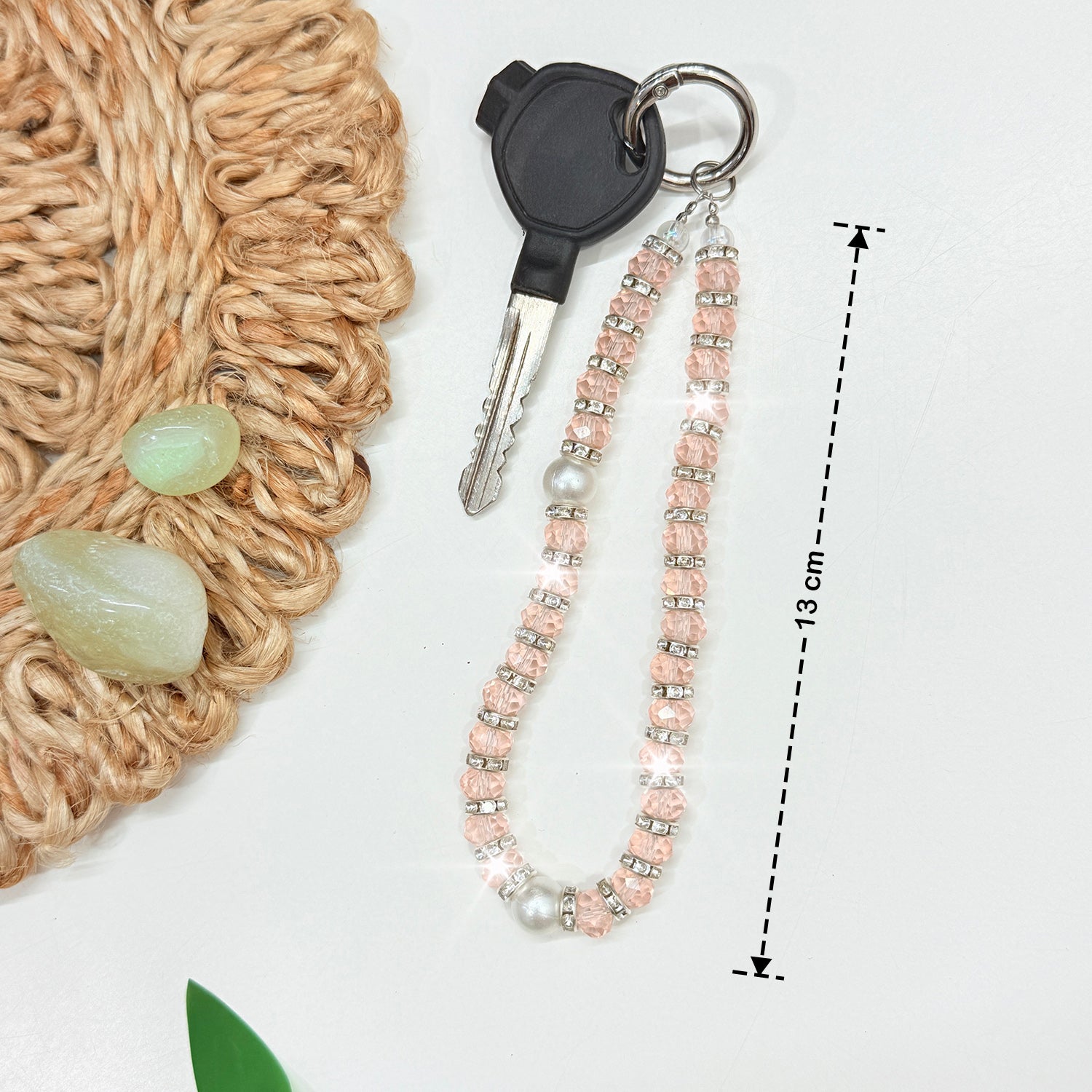 Crystal Charms with Beads & Pearls