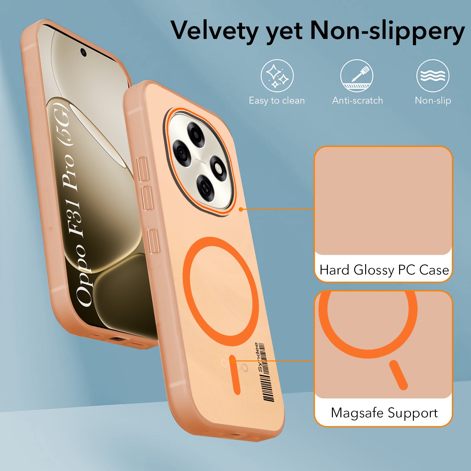 For Oppo F31 Pro Back Cover Case (Soft Touch | Camera Bump Protection | MagSafe Compatible | Matte Finish)