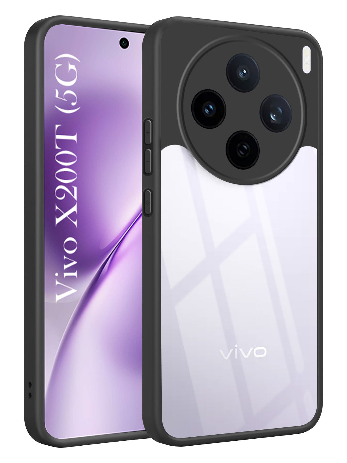 For Vivo X200T Back Cover Case Ultra-Hybrid (Lifetime Anti Yellow | Anti Scratch | Crystal Clear Shockproof)