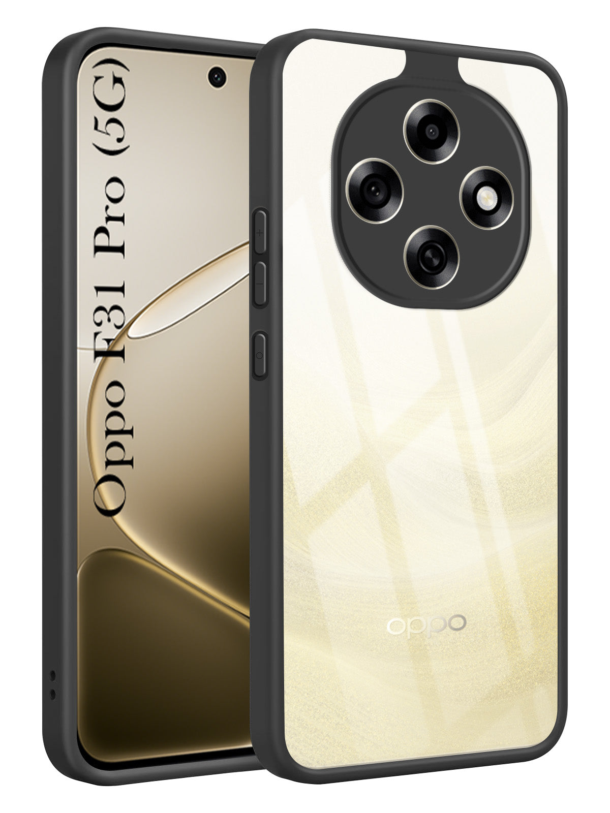 For Oppo F31 Pro Back Cover Case Ultra-Hybrid (Lifetime Anti Yellow | Anti Scratch | Crystal Clear Shockproof)