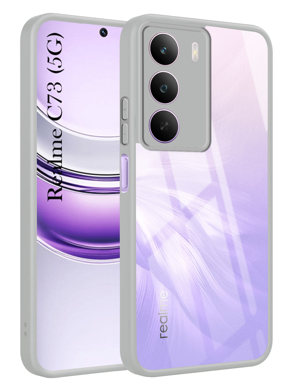 For Realme C73 Back Cover Case Ultra-Hybrid (Lifetime Anti Yellow | Anti Scratch | Crystal Clear Shockproof)