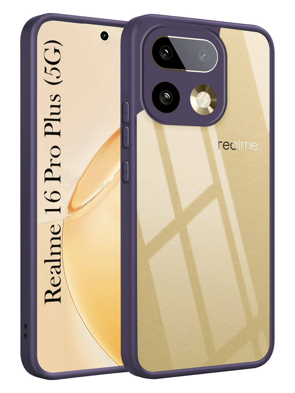 For Realme 16 Pro Plus 5G Back Cover Case Ultra-Hybrid (Lifetime Anti Yellow | Anti Scratch | Crystal Clear Shockproof)