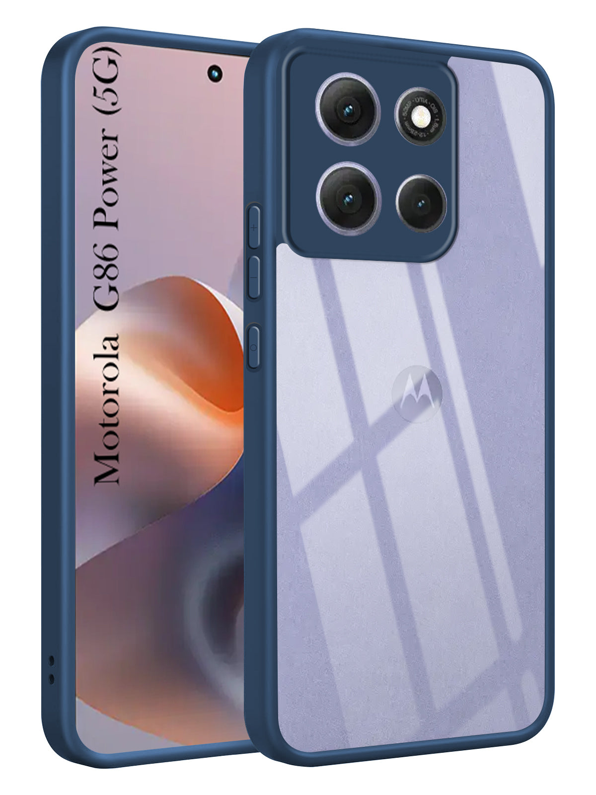 For Motorola Moto G86 Power Back Cover Case Ultra-Hybrid (Lifetime Anti Yellow | Anti Scratch | Crystal Clear Shockproof)