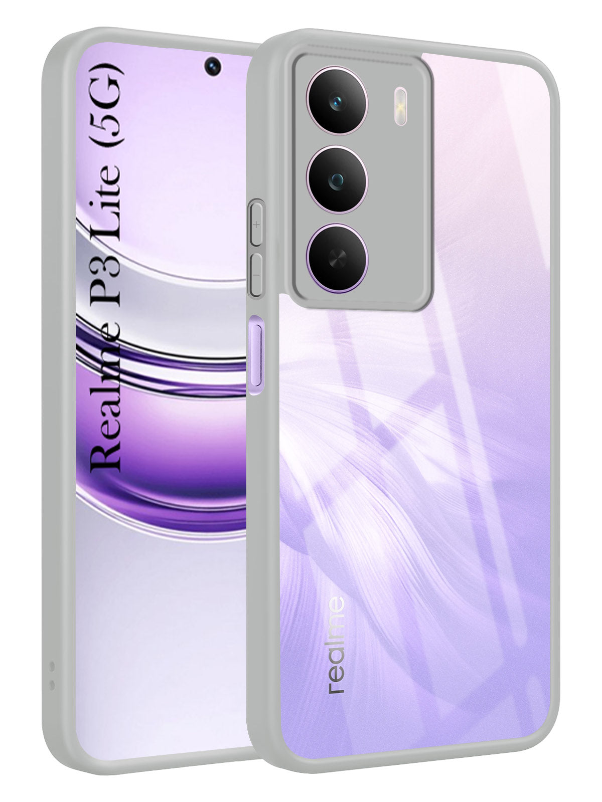 For Realme P3 lite Back Cover Case Ultra-Hybrid (Lifetime Anti Yellow | Anti Scratch | Crystal Clear Shockproof)