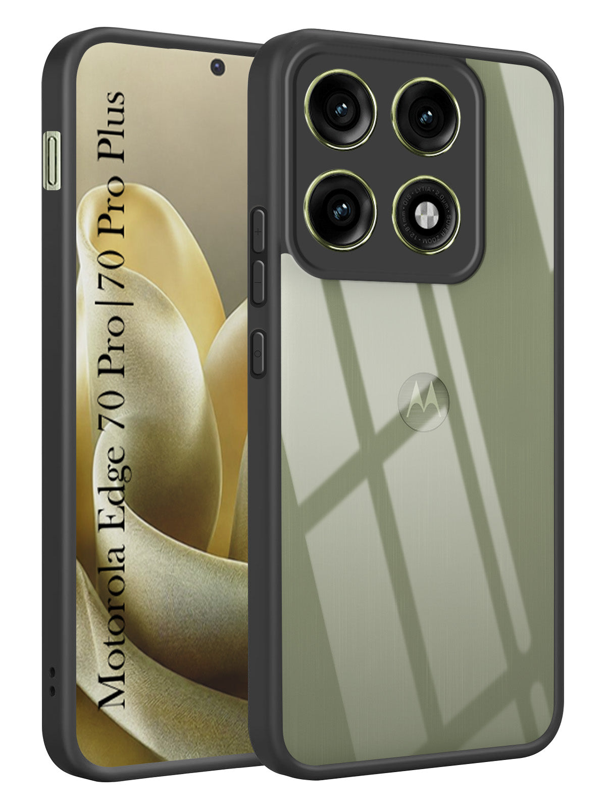 For Motorola Edge 70 Pro |  Motorola Edge 70 Pro Plus Back Cover Case Ultra-Hybrid (Lifetime Anti Yellow | Anti Scratch | Crystal Clear Shockproof)