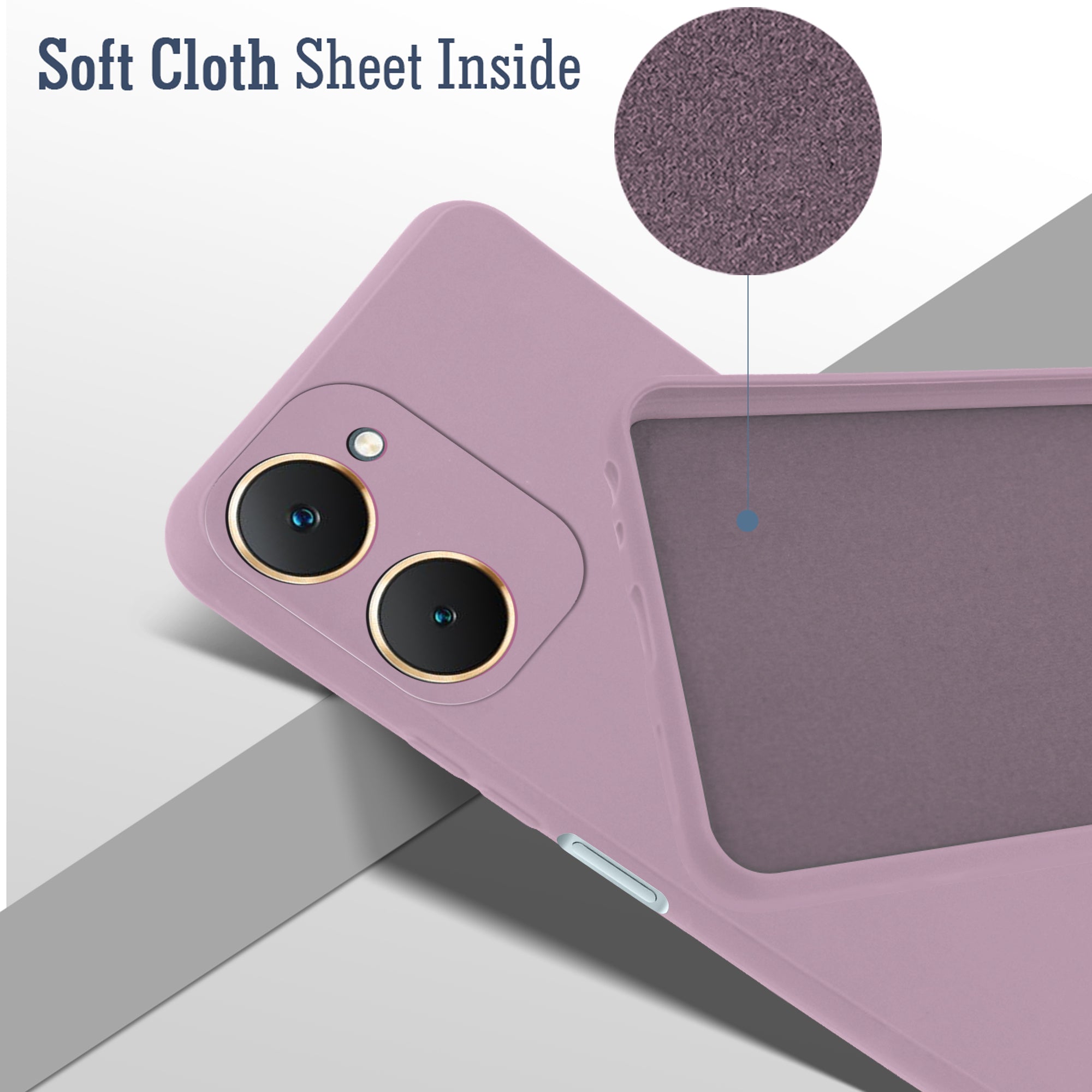 For Vivo Y28s 5G | Vivo T3 Lite 5G Back Cover ( Silicone Clear Shockproof Case with Camera Protection | Soft and Flexible | Transparent)