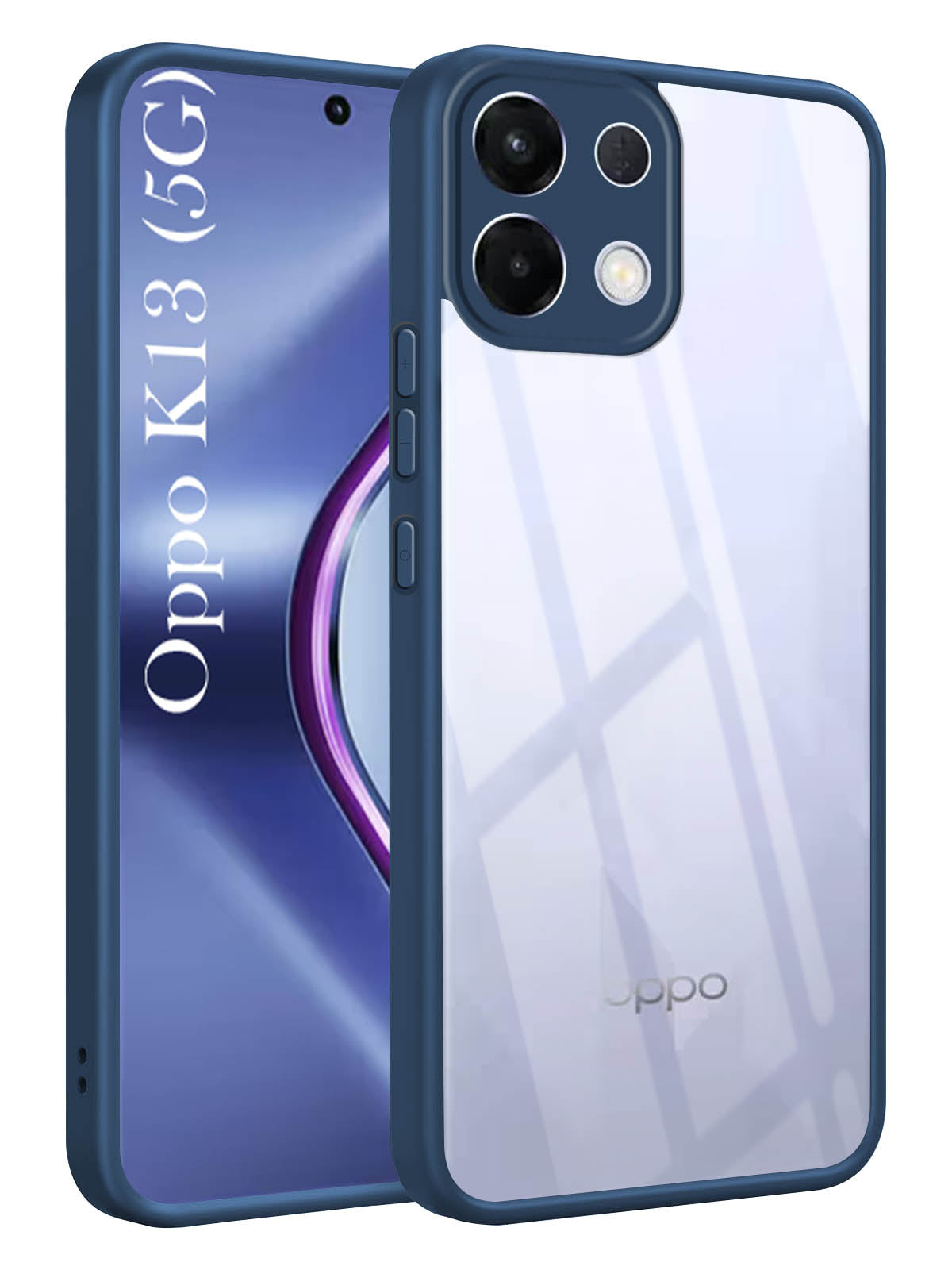 For Oppo K13 Back Cover Case (Lifetime Anti Yellow | Anti Scratch | Crystal Clear Shockproof)