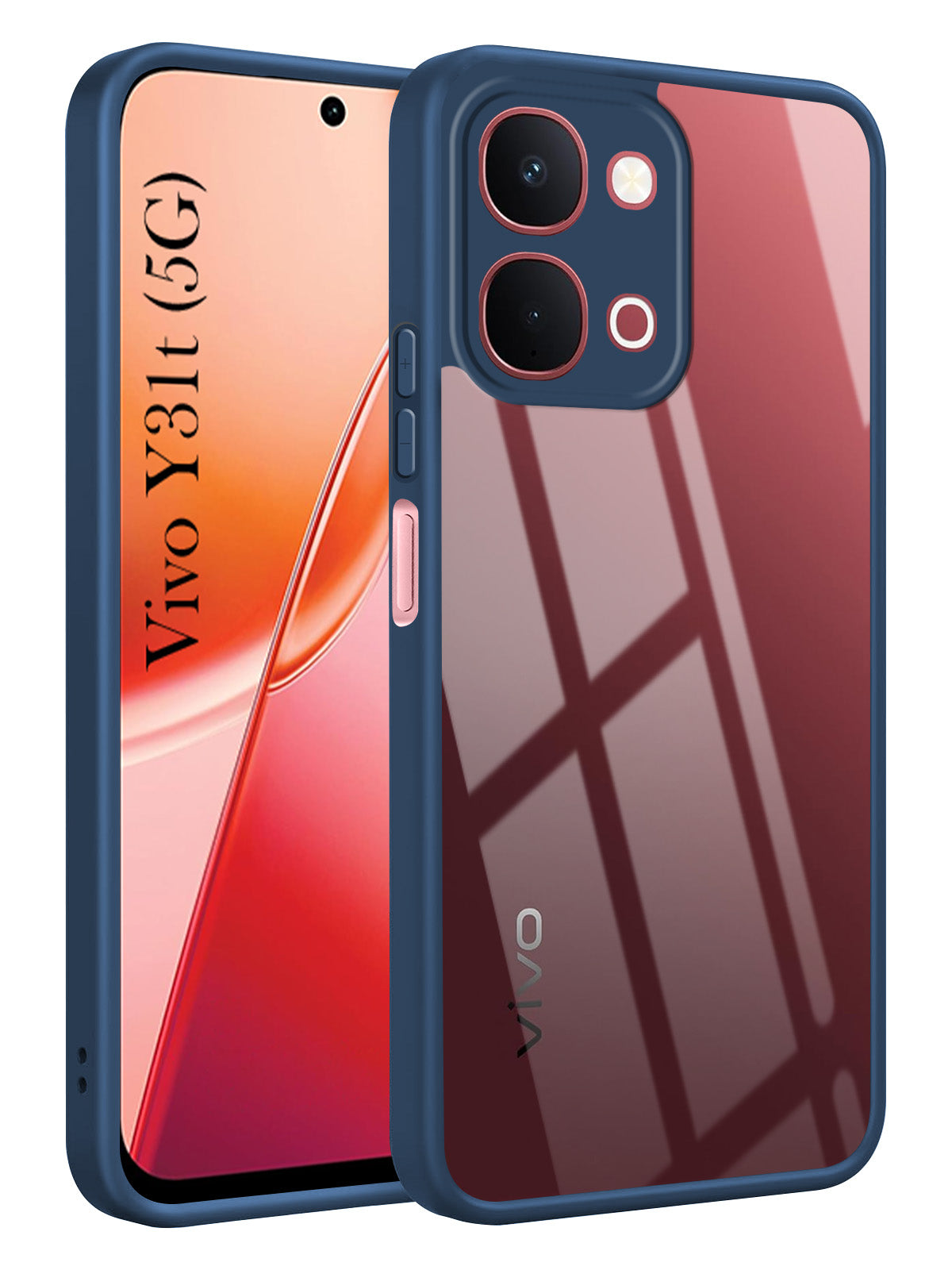 For Vivo Y31T 5G Back Cover Case Ultra-Hybrid (Lifetime Anti Yellow | Anti Scratch | Crystal Clear Shockproof)