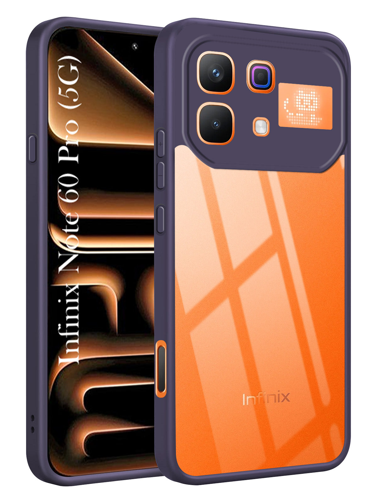 For Infinix Note 60 Pro 5G Back Cover Case Ultra-Hybrid (Lifetime Anti Yellow | Anti Scratch | Crystal Clear Shockproof)