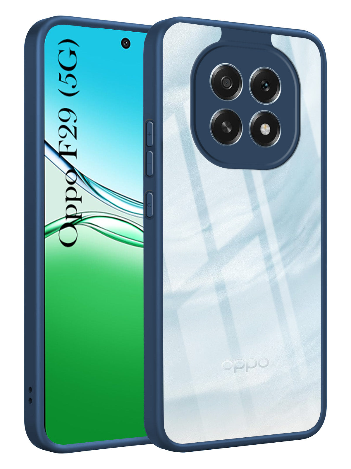 For Oppo F29 Back Cover Case (Lifetime Anti Yellow | Anti Scratch | Crystal Clear Shockproof)