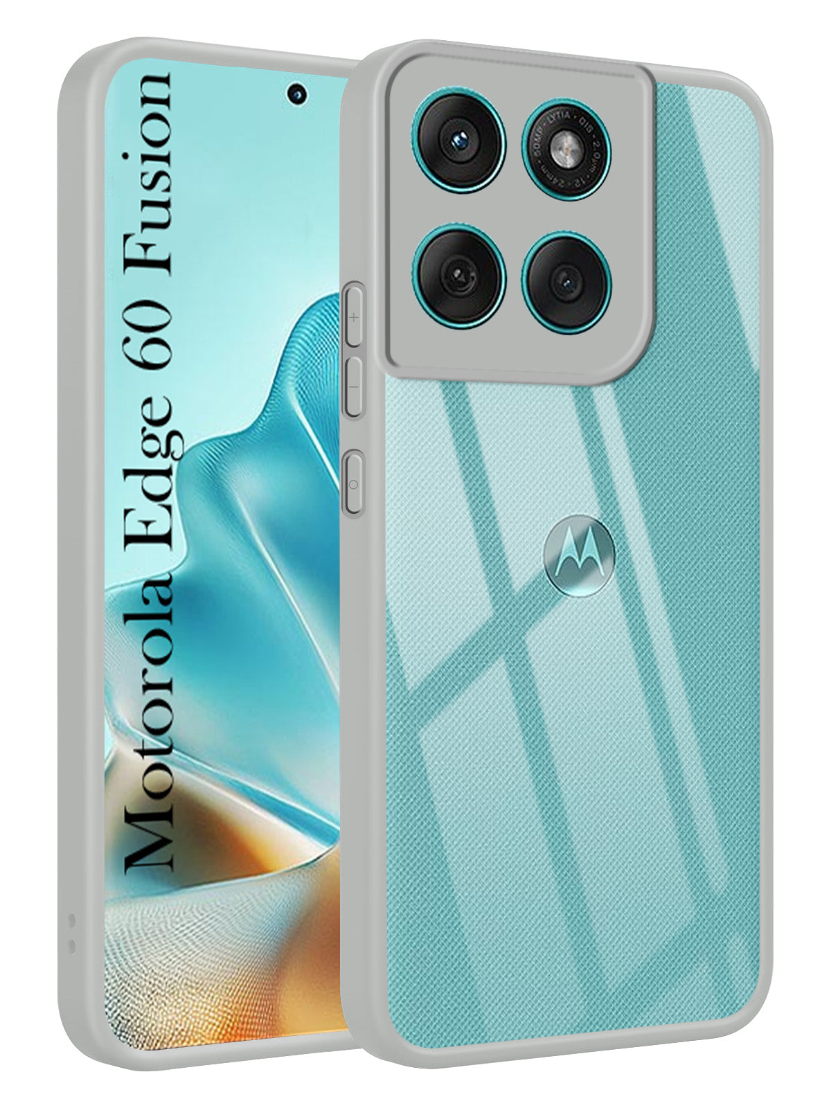 For Motorola Moto Edge 60 Fusion Back Cover Case  (Lifetime Anti Yellow | Anti Scratch | Crystal Clear Shockproof)