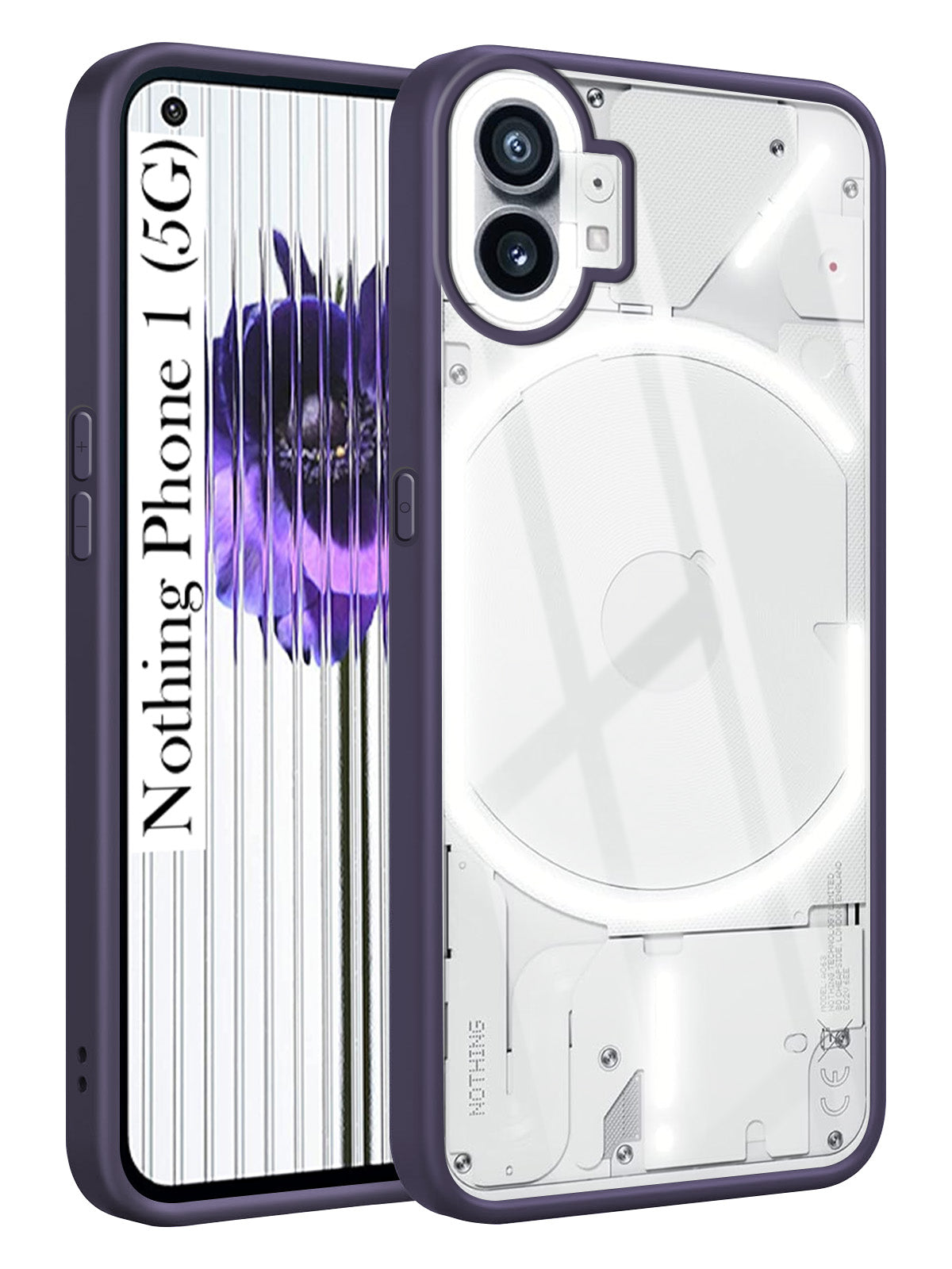 For Nothing Phone 1 Back Cover Case Ultra-Hybrid (Lifetime Anti Yellow | Anti Scratch | Crystal Clear Shockproof)
