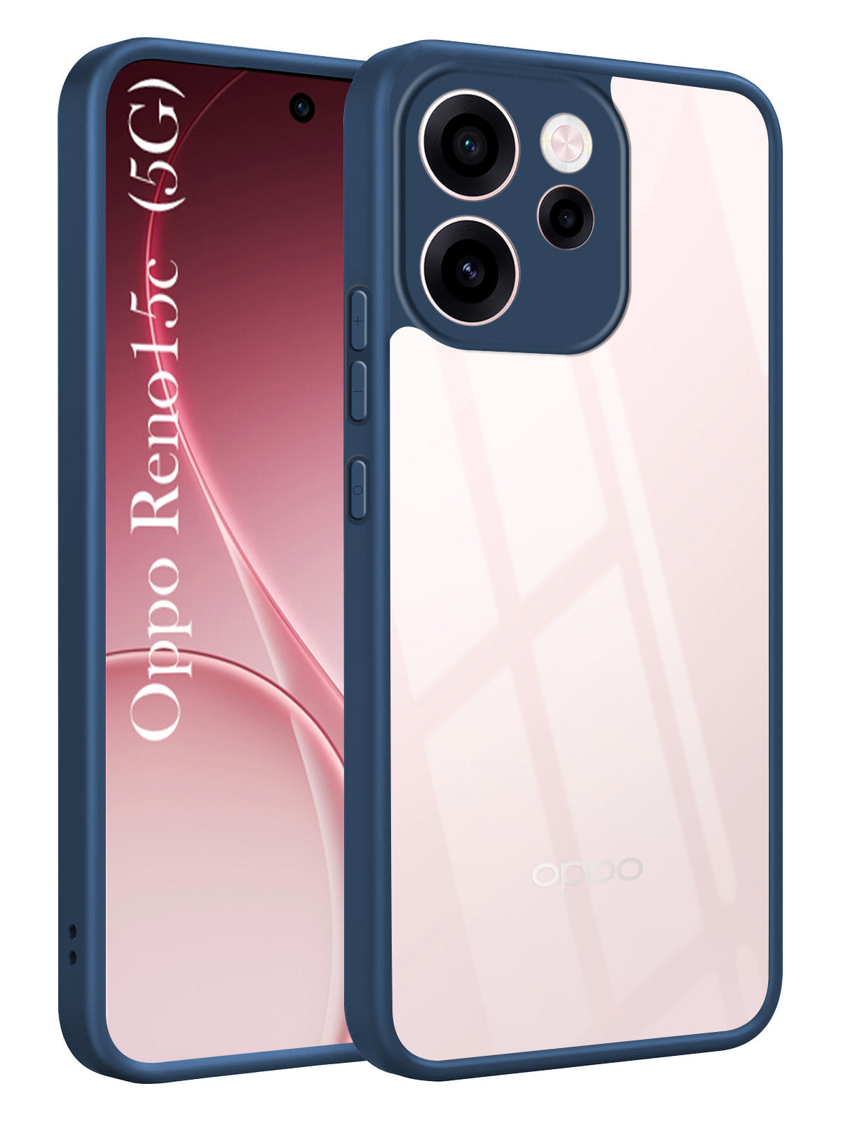 For Oppo Reno 15c Back Cover Case Ultra-Hybrid (Lifetime Anti Yellow | Anti Scratch | Crystal Clear Shockproof)