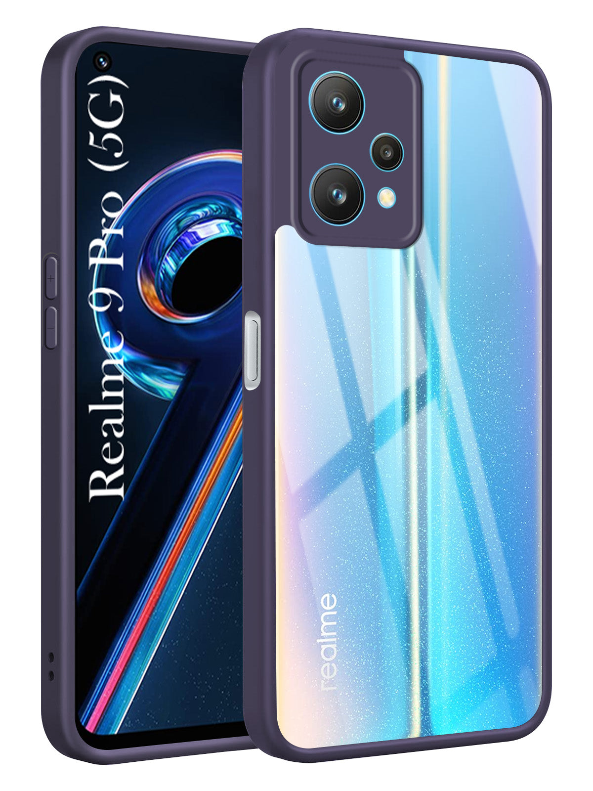 For Realme 9 Pro Back Cover Case Ultra-Hybrid (Lifetime Anti Yellow | Anti Scratch | Crystal Clear Shockproof)