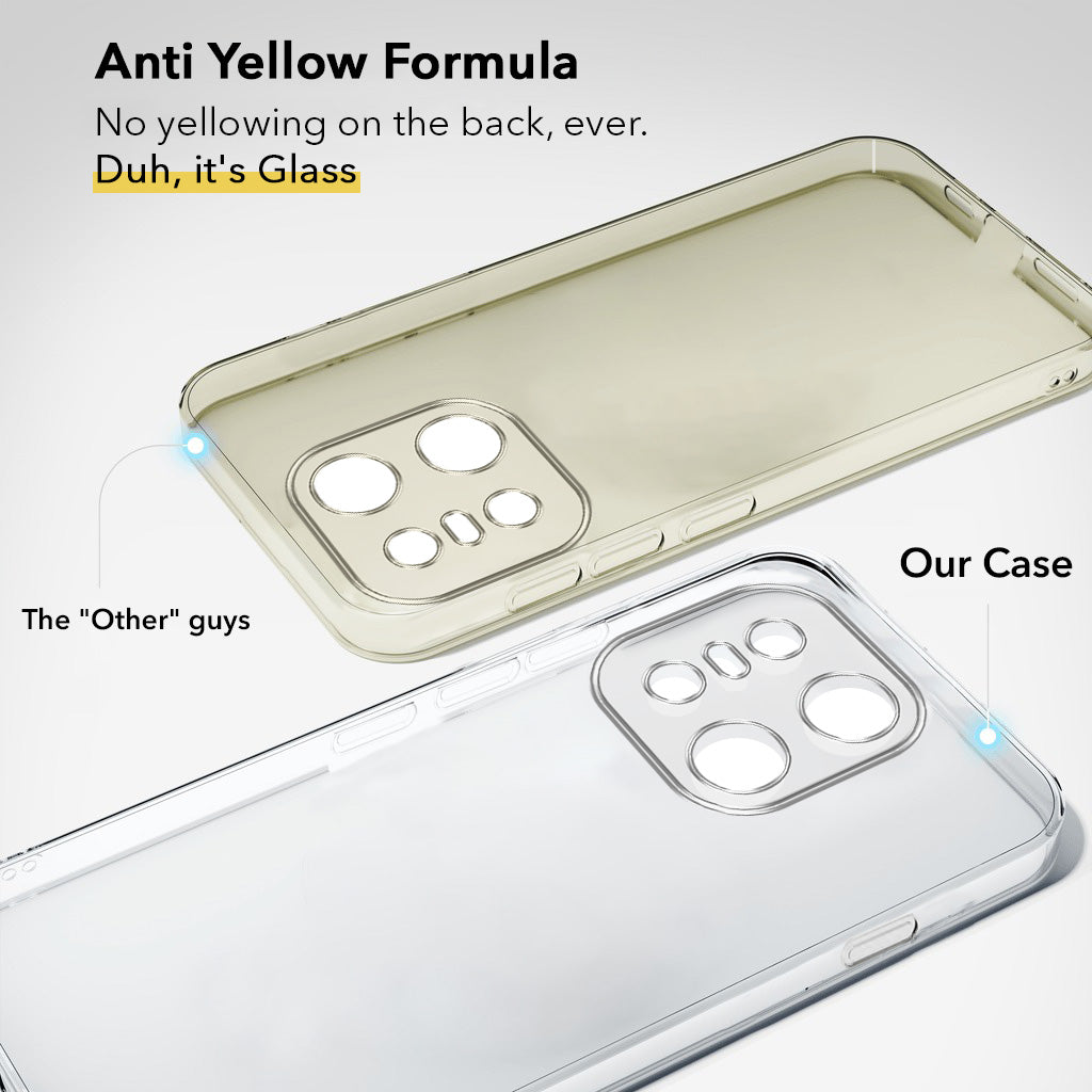 For OnePlus 15 5G Back Cover Case Lifetime Anti-Yellow Clear (Sleek Hard Crystal | Shockproof and Camera Protection)