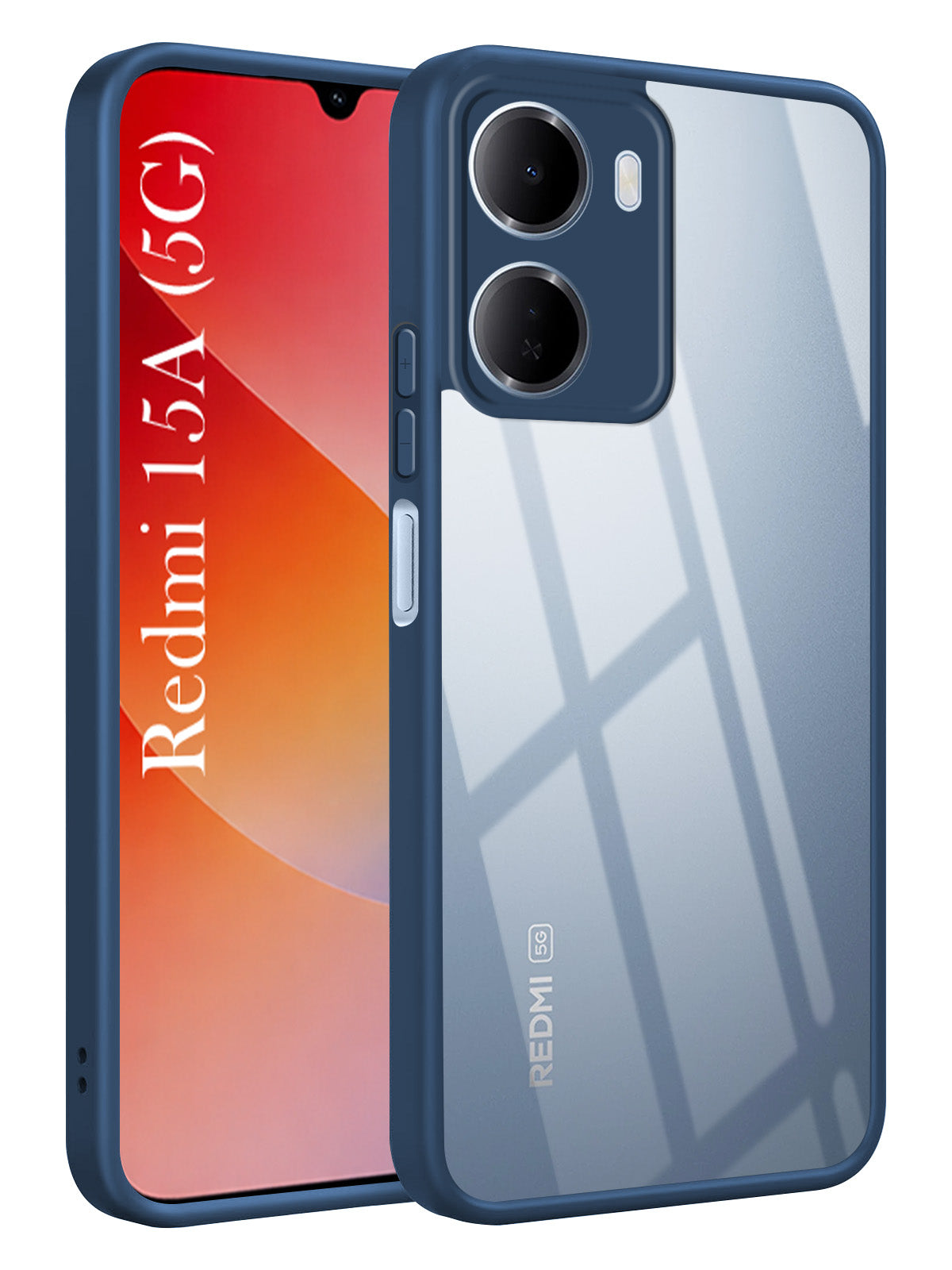For Redmi 15A 5G Back Cover Case Ultra-Hybrid (Lifetime Anti Yellow | Anti Scratch | Crystal Clear Shockproof)