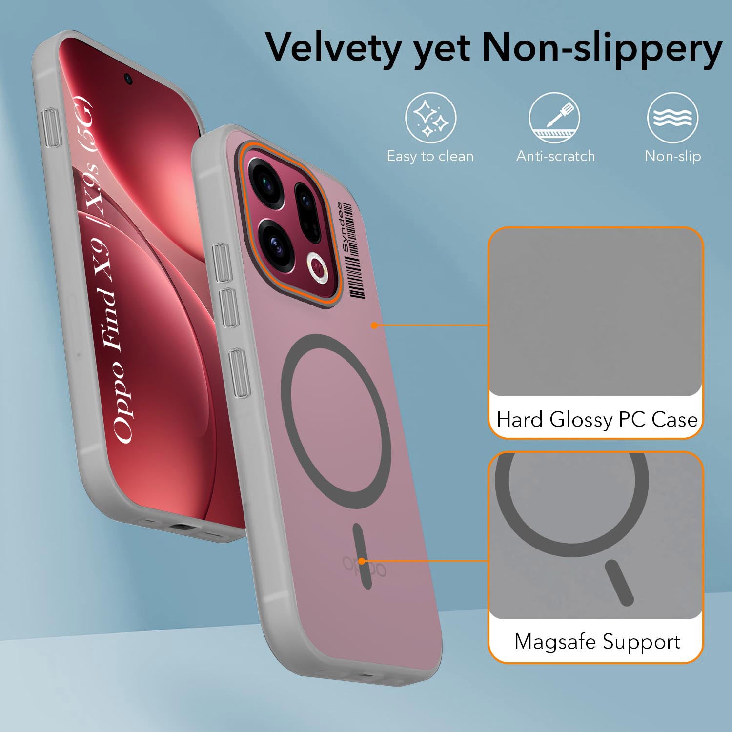 For Oppo Find X9 | Oppo Find X9s Back Cover Case (Soft Touch | Camera Bump Protection | MagSafe Compatible | Matte Finish)