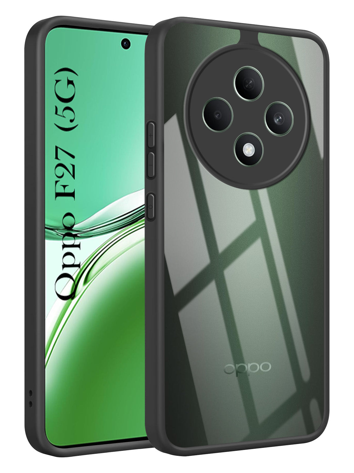 For Oppo F27 5G Back Cover Case (Lifetime Anti Yellow | Anti Scratch | Crystal Clear Shockproof)