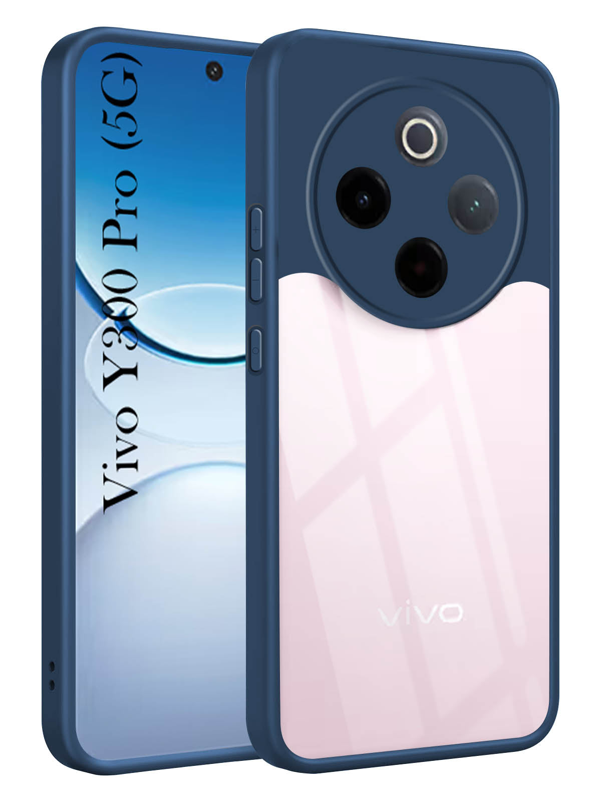For Vivo Y300 Pro Back Cover Case (Lifetime Anti Yellow | Anti Scratch | Crystal Clear Shockproof)