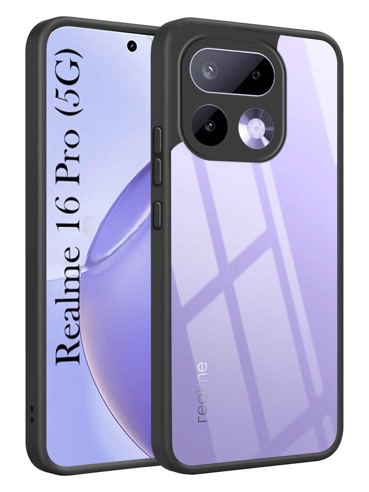 For Realme 16 Pro Back Cover Case Ultra-Hybrid (Lifetime Anti Yellow | Anti Scratch | Crystal Clear Shockproof)