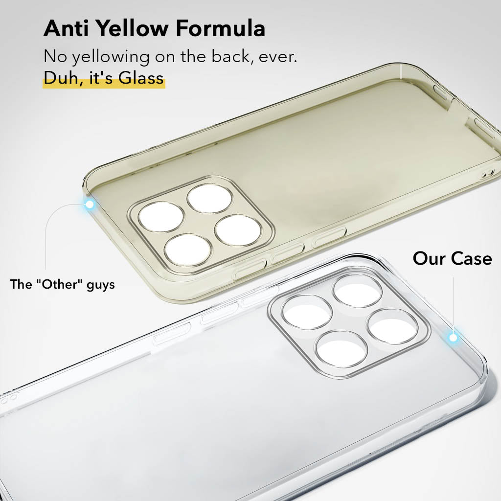For Motorola Edge 70 Pro |  Motorola Edge 70 Pro Plus Back Cover Case Lifetime Anti-Yellow Clear (Sleek Hard Crystal | Shockproof and Camera Protection)
