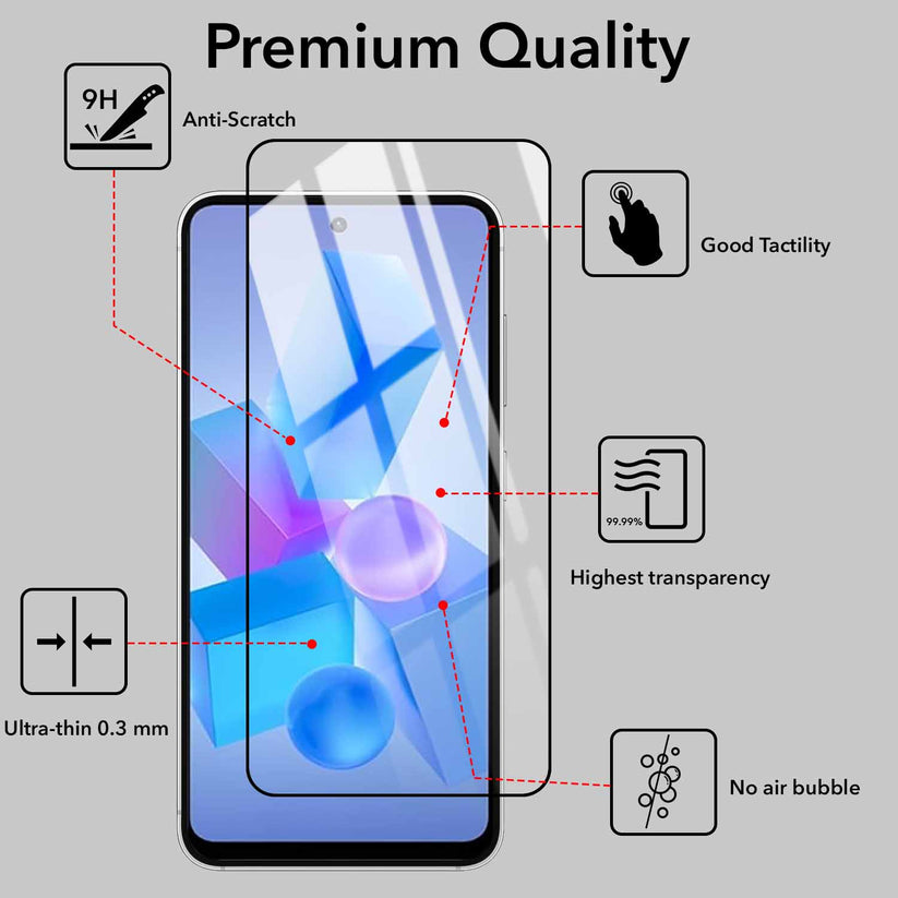 Case For Infinix Hot 40i, Rugged Shockproof Cover With 360° Rotatable Magnetic Kickstand And Slide Camera Lens Cover Case For Infinix Hot 40i-Black