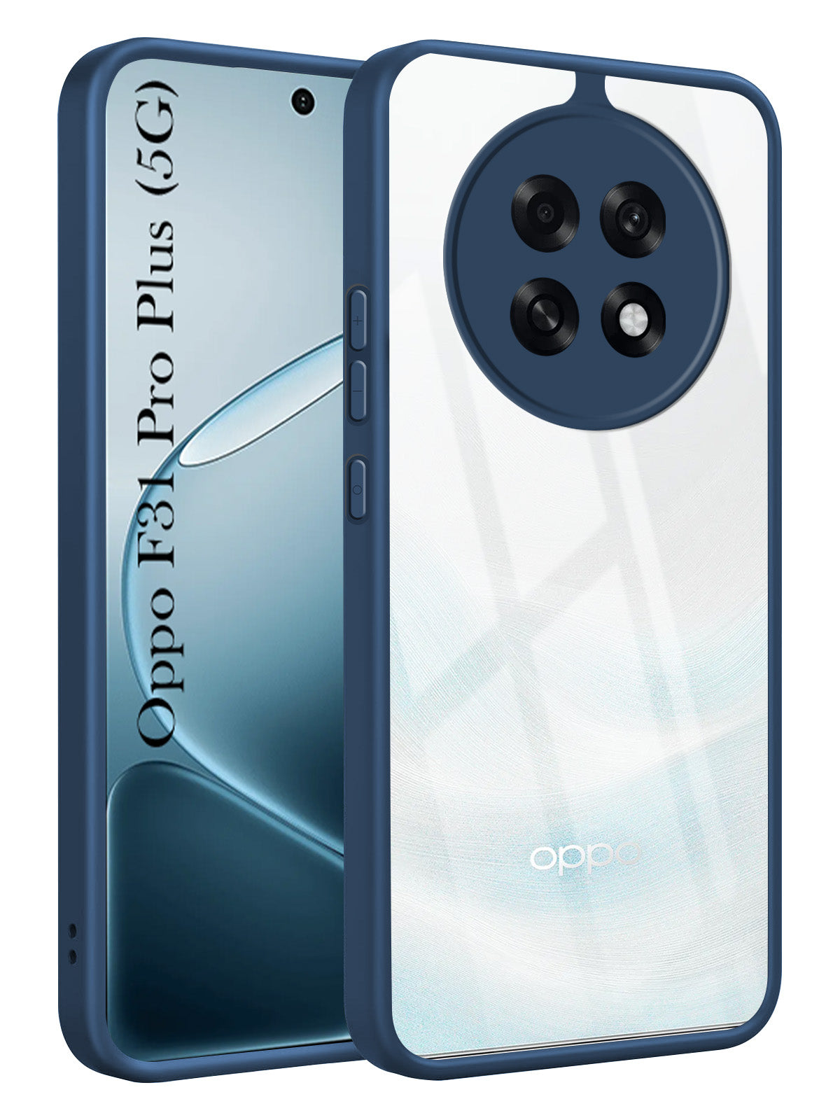 For Oppo F31 Pro Plus Back Cover Case (Lifetime Anti Yellow | Anti Scratch | Crystal Clear Shockproof)