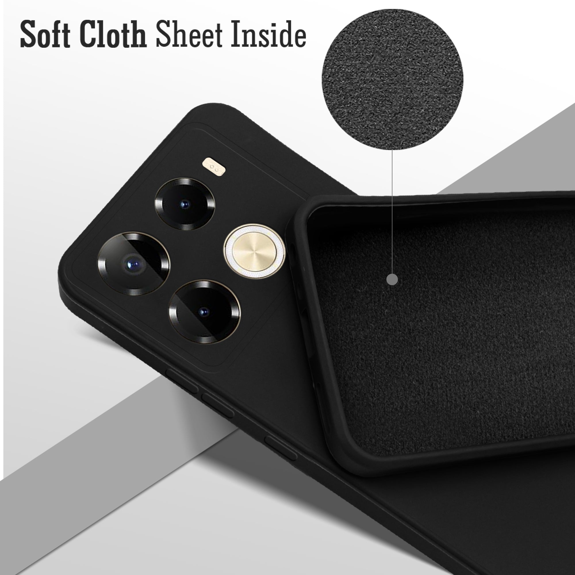 For Infinix Note 40 Pro 4G | Infinix Note 40 Pro Plus Back Cover ( Silicone Clear Shockproof Case with Camera Protection | Soft and Flexible | Transparent)