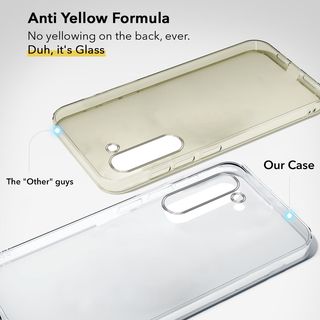For Samsung Galaxy S23 Plus 5G Back Cover (Hard Anti Yellow Clear Case | Drop & Camera Protection | Shockproof Polycarbonate