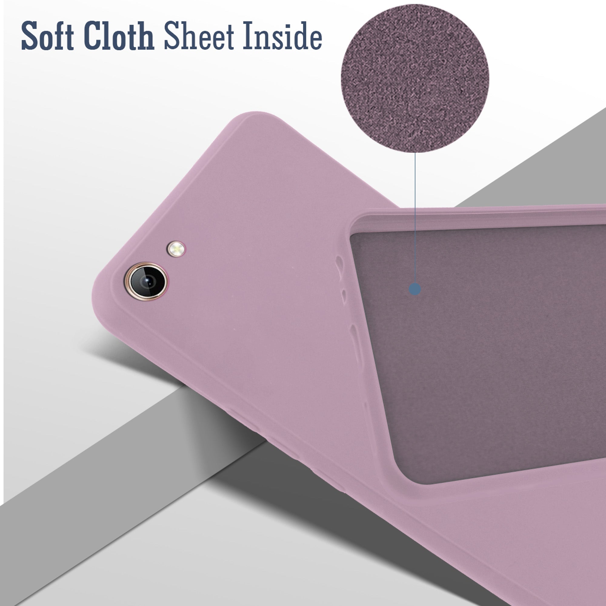 For Vivo Y71 Back Cover ( Silicone Clear Shockproof Case with Camera Protection | Soft and Flexible | Transparent)