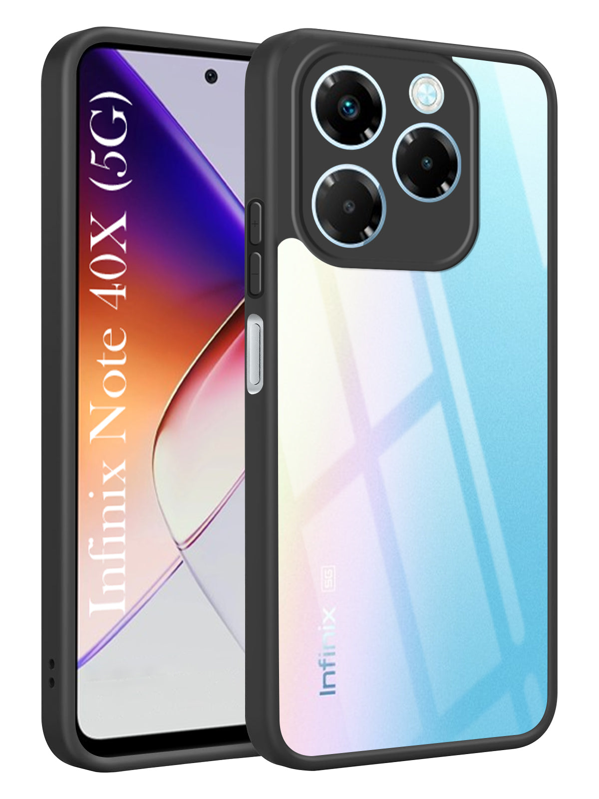 For Infinix Note 40X 5G Back Cover Case (Lifetime Anti Yellow | Anti Scratch | Crystal Clear Shockproof)