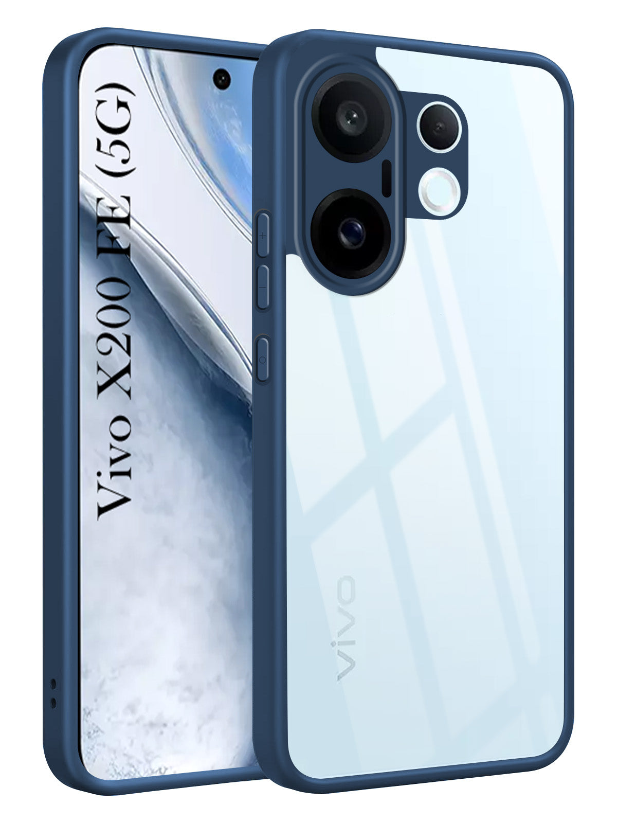 For Vivo X200 FE Back Cover Case Ultra-Hybrid (Lifetime Anti Yellow | Anti Scratch | Crystal Clear Shockproof)