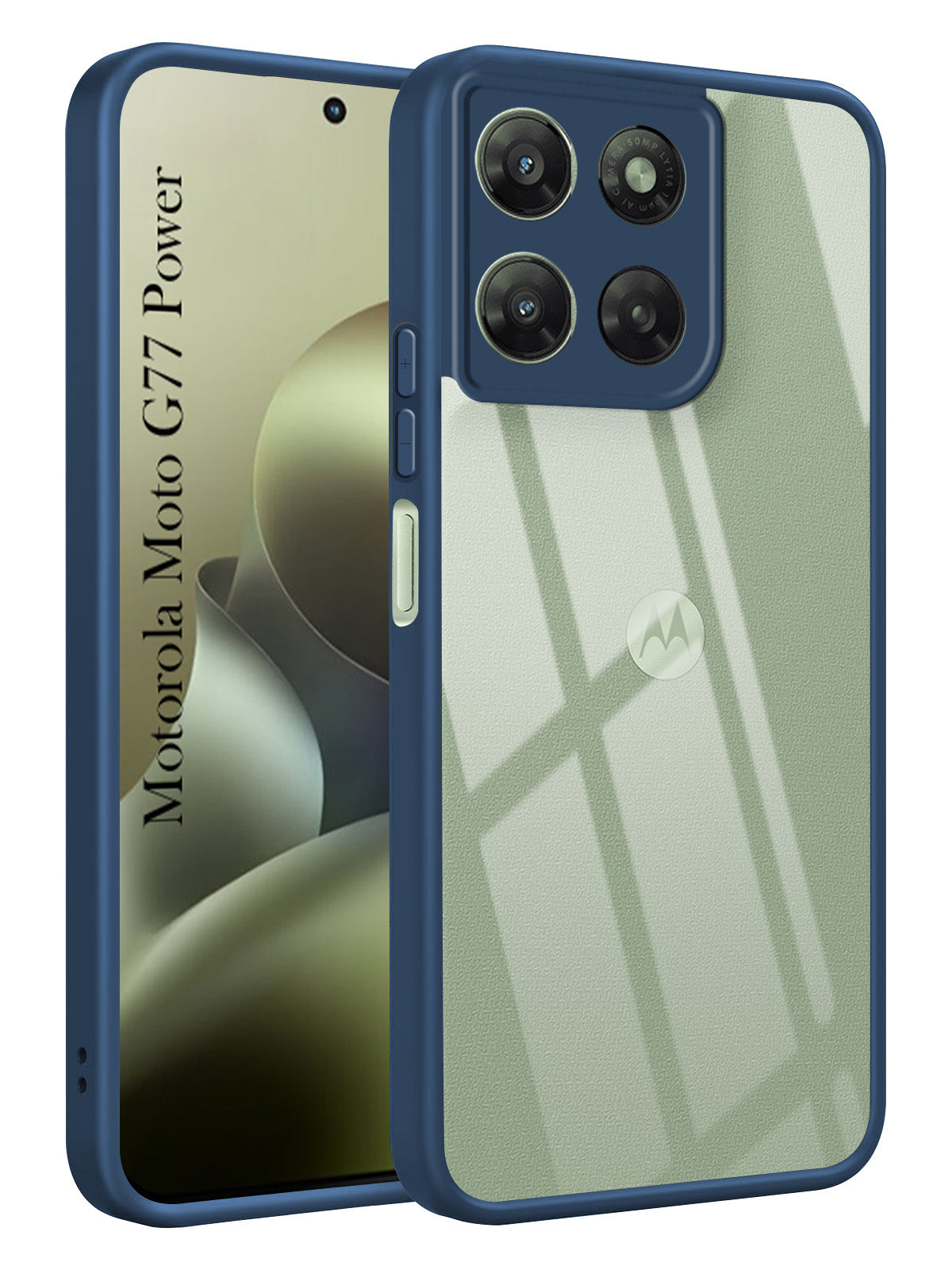 For Motorola Moto G77 Power Back Cover Case Ultra-Hybrid (Lifetime Anti Yellow | Anti Scratch | Crystal Clear Shockproof)