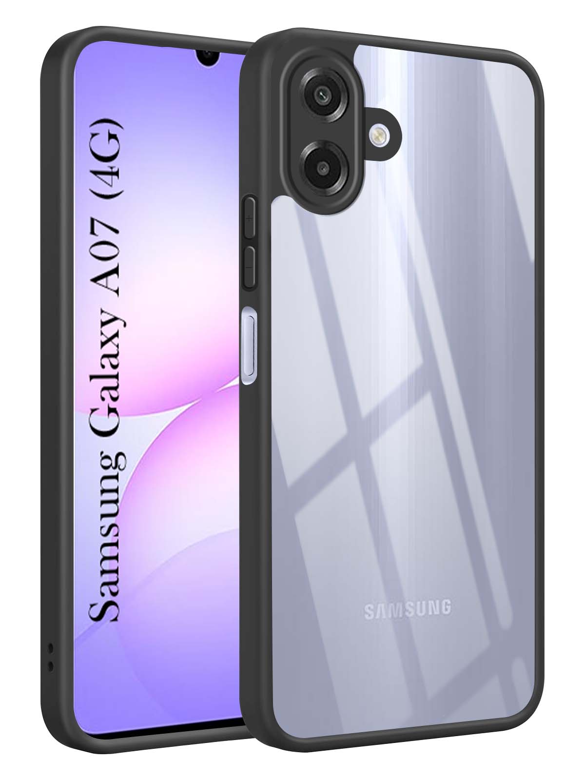 For Samsung Galaxy A07 4G Back Cover Case Ultra-Hybrid (Lifetime Anti Yellow | Anti Scratch | Crystal Clear Shockproof)